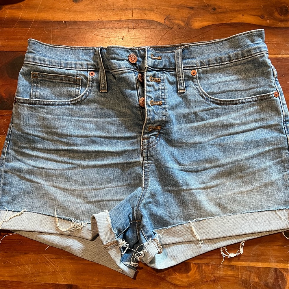 Madewell High Rise Denim Shorts
